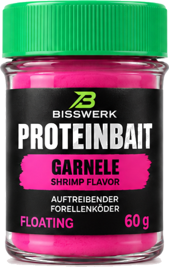 BISSWERK PROTEINBAIT Garnele – pinker auftreibender Forellenteig